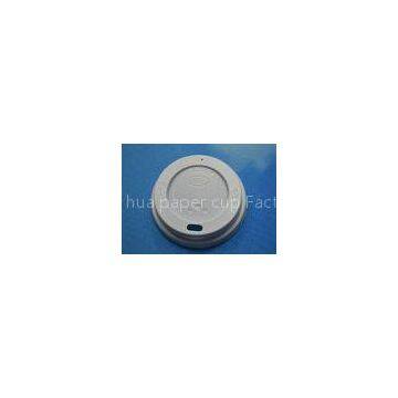 Recycled PE Coated Single Wall PS Sipper Paper Cup Cover With Custom Logos