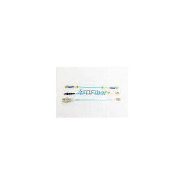 OM4 OFNR Jacket Fiber Optic Patch Cord with MTRJ - LC Connector LAN / CATV