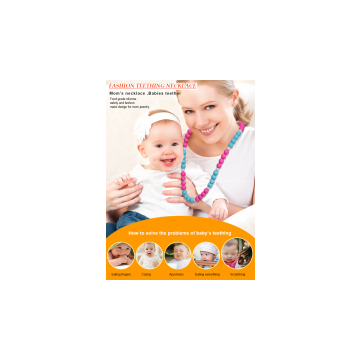 Silicone Necklace For Baby Teething