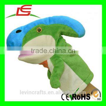 Hot Sale Baby Doll Plush Hand Dinosaur Puppet