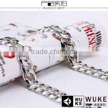 hot sale aluminum chain metal pendant necklace hip hop necklace Thick metal accessories