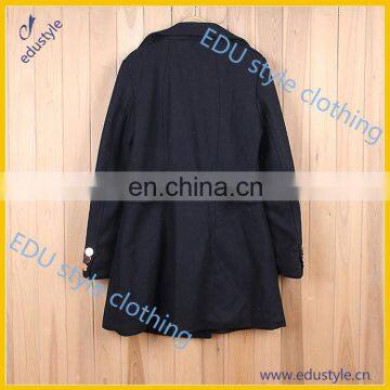 2017 Hot Selling Black Wool Coats Unisex Winter Clothes photo-2