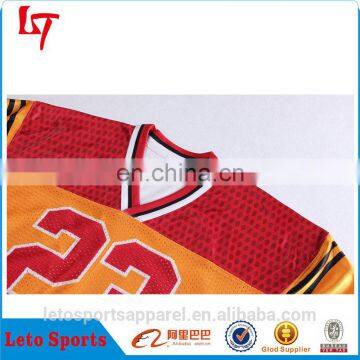 Top grade china supplier custom made anti-vu American football jerseys american Football jersey with customize sublimation