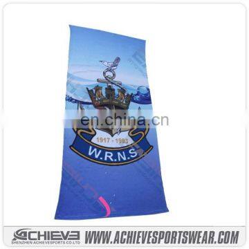 2017 super beach towel custom quick dry banner flag and beach towel