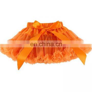 Orange fashion design top quality girls tutu skirt