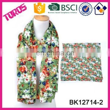 2015 Summer Womens Cheap Muslim Hijab Chiffon Printed Shawl Scarf Wholesale