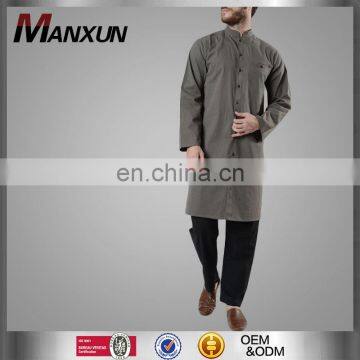mens long button down elegant plain loose tunic tops long