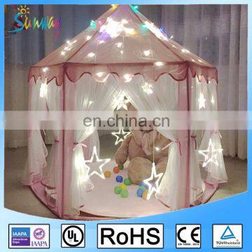 Pink Children Princess Castle Tent Kids Playing House