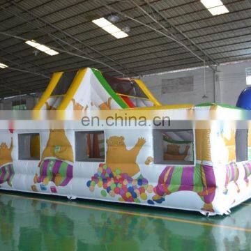 Hot Sale Pig Inflatable Playground,Inflatable Amusement Park,Inflatable Fun City For Kids