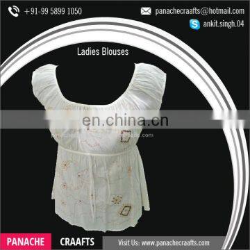 Women Casual Blouse Latest Designs 2017