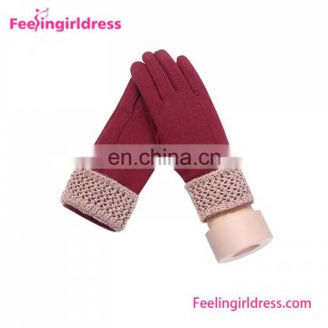 Drop Shipping Touch Screen Gloves Women Winter Gloves