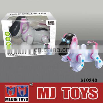 Battery operated robot dog music and light function