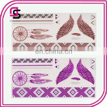 Temporary Colorful Tattoo Metallic Flash Tattoos photo-3