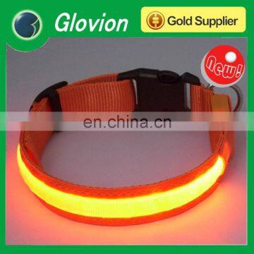 Glovion pet collars personalized light up led pet collar led flashing pet collar