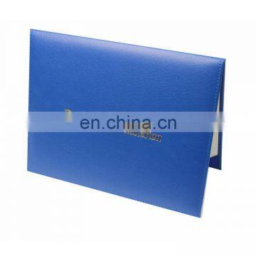 PU A4 leather certificate documents folder