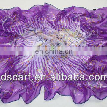 elegant high end ladies scarf in cool touch (JDY-189 col.A03#)