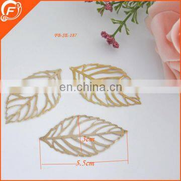 fashion gold color garment ornament accessories metal trims for wholesale