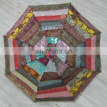 Indian Colorful Sun Protection Parasol Umbrella Decor Vintage Umbrella