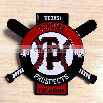 Metal custom cheap trading baseball pin