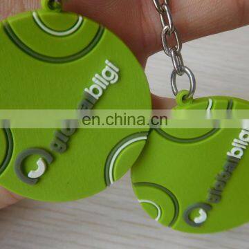 Round Shaped Personalized Cool Soft Pvc Keychain photo-4