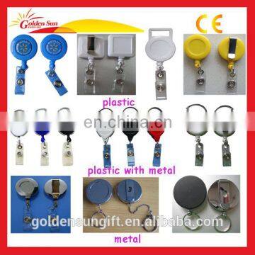 Retractable Plastic ID YoYo Name Badge Reel Holder