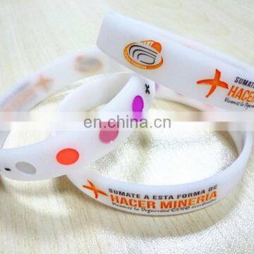 Charming Color Changing UV Silicone Bracelets photo-5