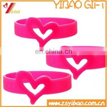 2017 New Design Fashion Silicone Rubber Wristbands Personalized Special smart Silicone Bracelets for Promotional Gift