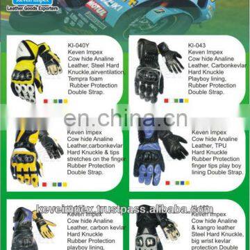 Motorcycle gloves genuine Leather gloves Racing gloves Sports gloves Motorbike gloves Gauntlet gloves 2017