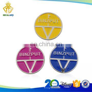 Factory Cheap Price Custom Soft Enamel Golf Ball Markers