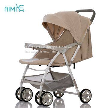 Portable folding baby stroller