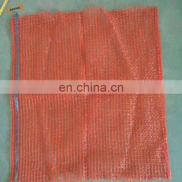 45x75, 50x80 Raschel mesh bags for vegetables, plastic cheap small raschel mesh bags for potato,firewood raschel mesh bag