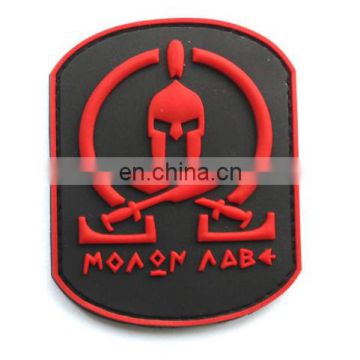 Customized colorful 3D rubber patch