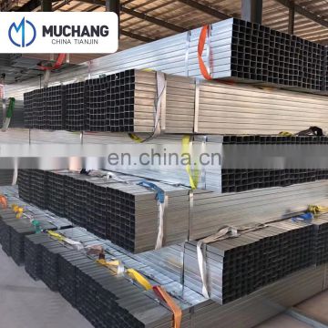 High quality Hollow section rectangular and square gi steel pipe