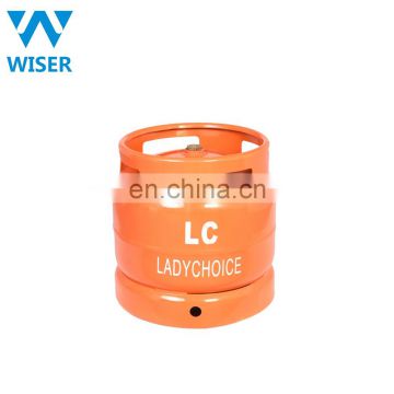 Camping sizes 6kg lpg gas cylinder for sale high safety valve burner cooking