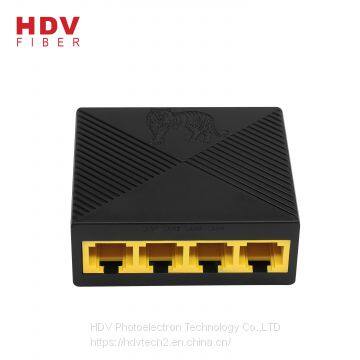 Telecommunication Equipment 4Rj45 10 / 100 Mbps Fiber Optic to Rj45 Mini Media Converter photo-4