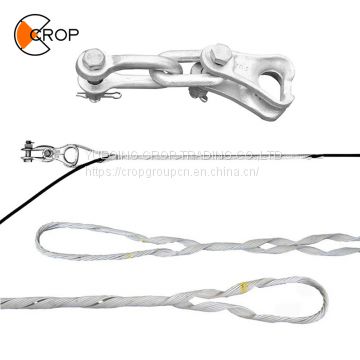 Manufacturer Overhead Line Cable Fittings Dead End Guy Grip ADSS preformed suspension clamp