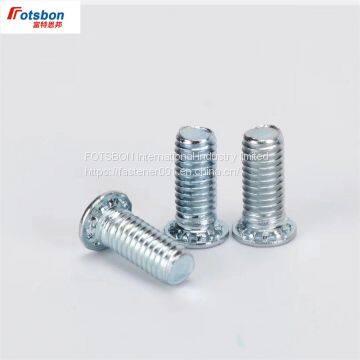 FH-0518-6/8/10/12/14/16/20/24 Round Head Studs Self-clinching Blind Rivet Protruding Stud Clinch Pins Screw Platen Screws Sheet Metal PEM Standard