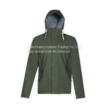 Men Pu Rain Jacket-KBM1010