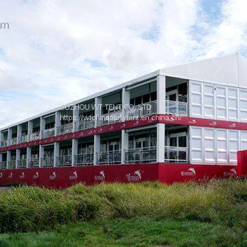 high reinforced aluminum double decker tent,two story tent