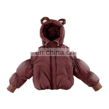 6360 Baby clothes cute baby girl cartoon warm down coat with hood