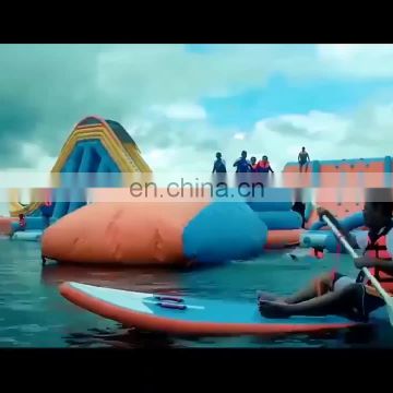 Extremely Challenging Adventure Water Sports Big Inflatable Floating Water Park For Sale