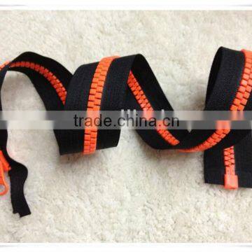 China Supplier No.5 Vislon Zipper With Colorful Teeth for coat