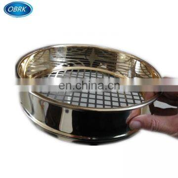 Mini Stainless Steel Circular Mobile Sand Vibrating Screen Sand Test Sieve photo-2