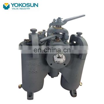 JIS F7208 DUPLEX  OIL STRAINER 5K/10K