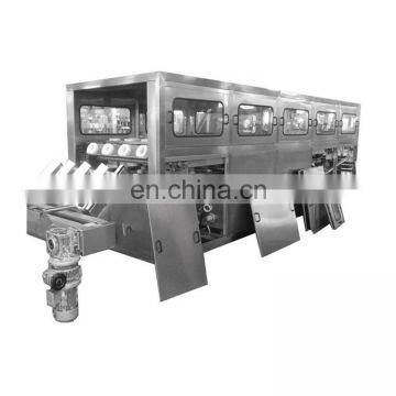 Stainless steel automatic electrical complete 3in1 5 gallon 6 head plastic bottled pure drinking mineral water filling machine