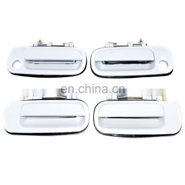 Free Shipping! White Outside Door Handles Front Rear Left Right For Toyota Camry 1992-96 4 PCS