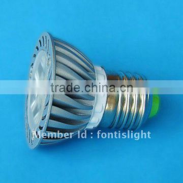 LED Spotlight E27 lamp 3x1W 100-250V high power led bulb