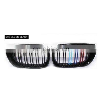 Automotive parts For bmw 3 series E46 gloss black grille carbon fiber car grille 2013-2019