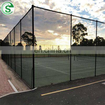 Guangzhou free sample chain link fence used for school or stadium field