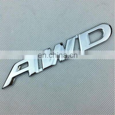 Customized Plastic Red Black Chrome Label Car Logo Emblem Badge Sticker photo-4